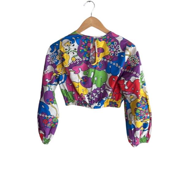 Rhode Adeline Top Woodstock Floral Rainbow - Picture 3 of 14